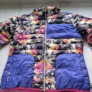 Burton Girls Floral Puffer Jacket